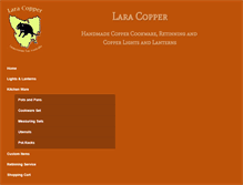 Tablet Screenshot of laracopper.com